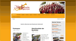 Desktop Screenshot of musikverein-kefermarkt.at